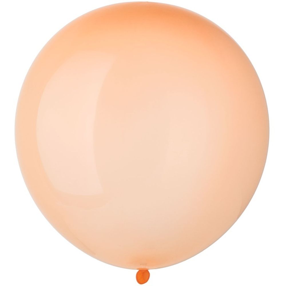 Шар 24&quot; Прозрачный, Кристалл Экстра, Апельсиновый/Bubble Orange Belbal