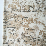 Микровельвет 100% хлопок Китайская церемония (бежевый)