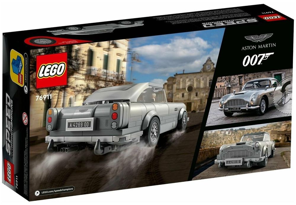 Конструктор LEGO Speed Champions 76911 Aston Martin DB5 Автомобиль агента 007