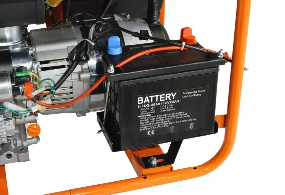 CARVER PPG - 5000DE генератор дизельный (LT-178F, 3.3/3.6 кВт, 220В, бак 12.5л, э/старт, медь) / резервное питание