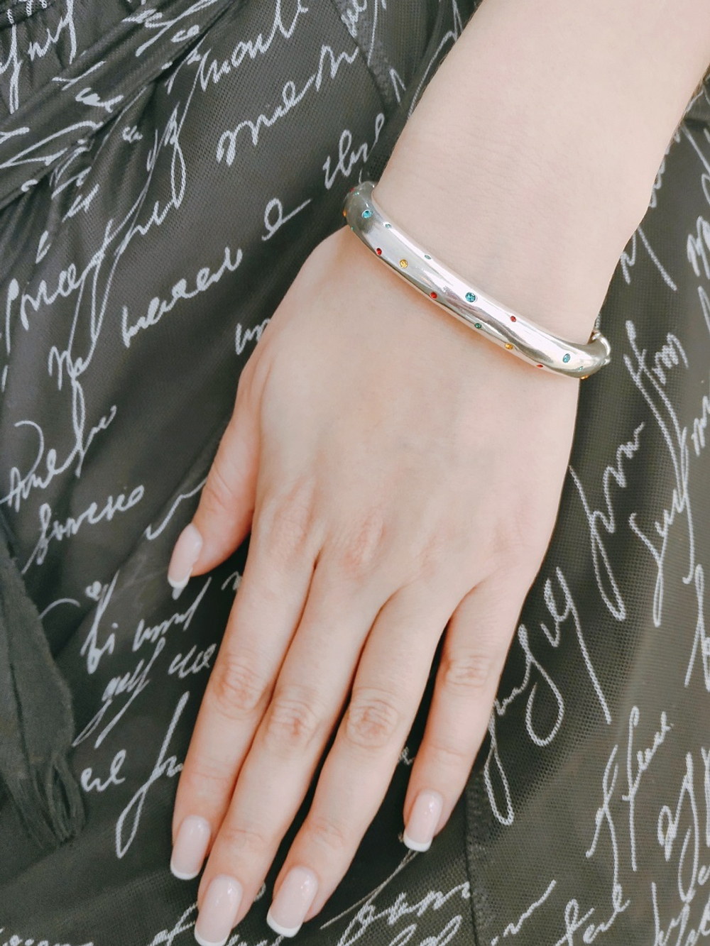 "Монпасье" браслет в серебряном покрытии из коллекции "Kaleidoscope" от Jenavi