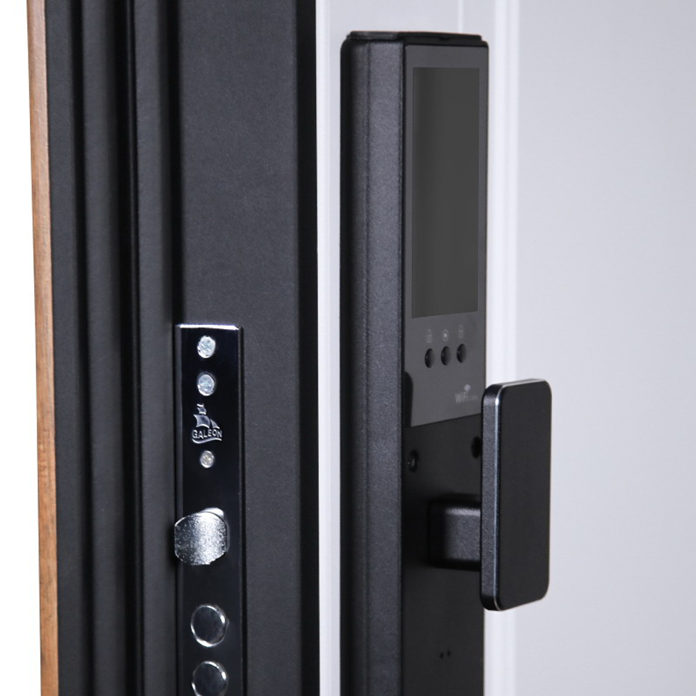 Стальная дверь "Макс 3D" (биометрический замок Y23). Заказная модель.