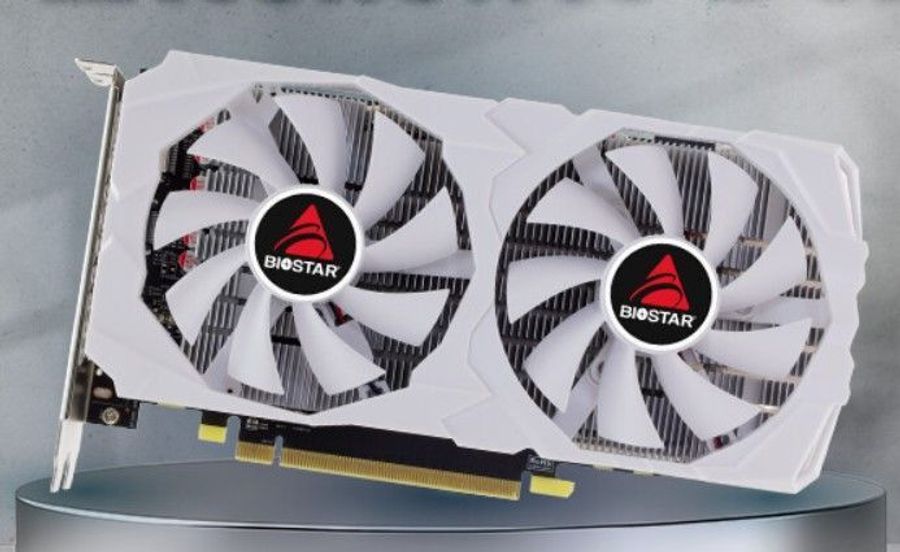 Biostar неожиданно выпустила белую Radeon RX 580 2048SP