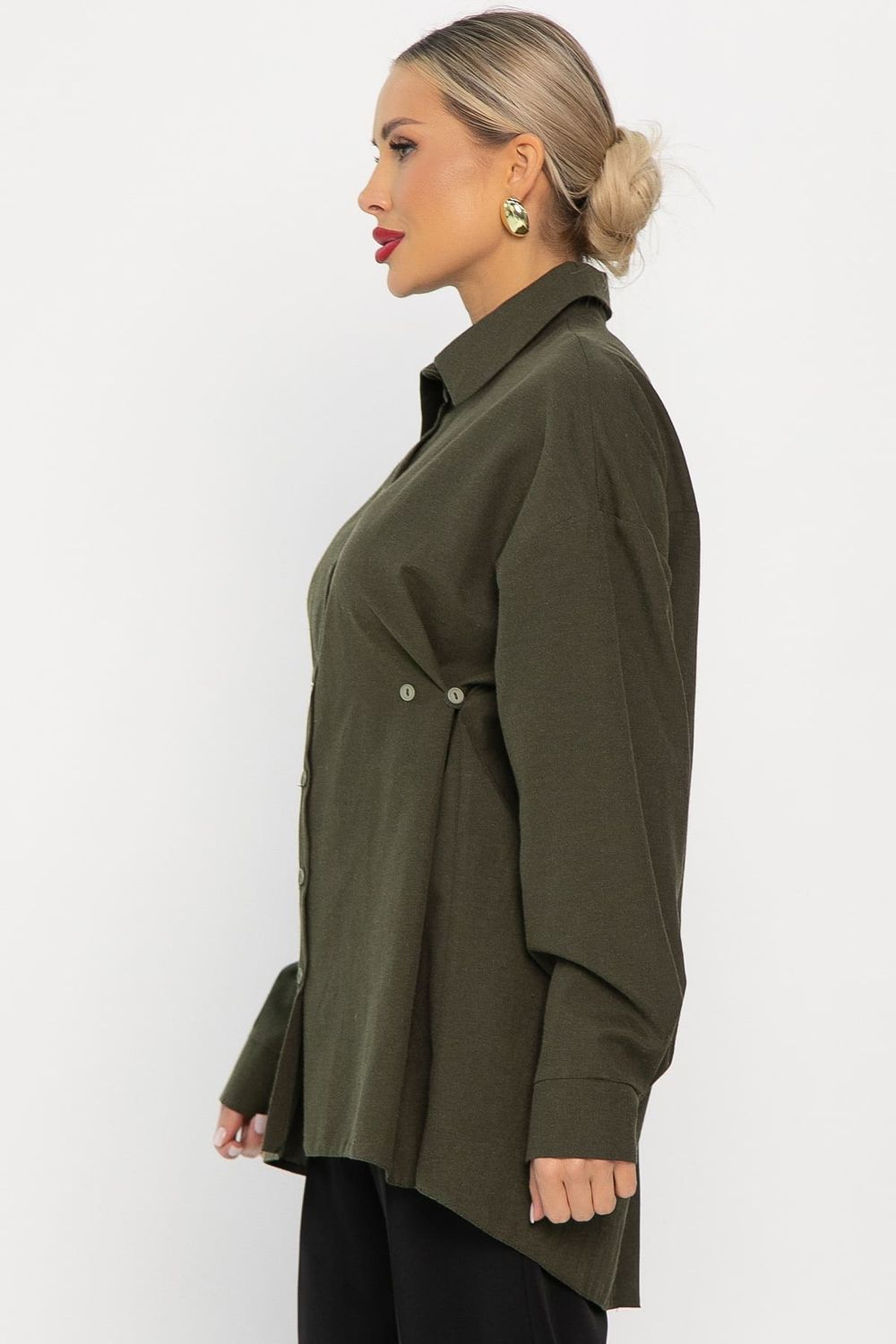 Рубашка Свободное падение (хаки) Б14192-5М LT Collection