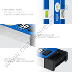 ЗУБР ЭКСПЕРТ-М, 600 мм, с зеркальным глазком, мощный магнитный уровень, Профессионал (34572-060)