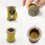 Магнитная игольница катушка Cohana, цвет серый