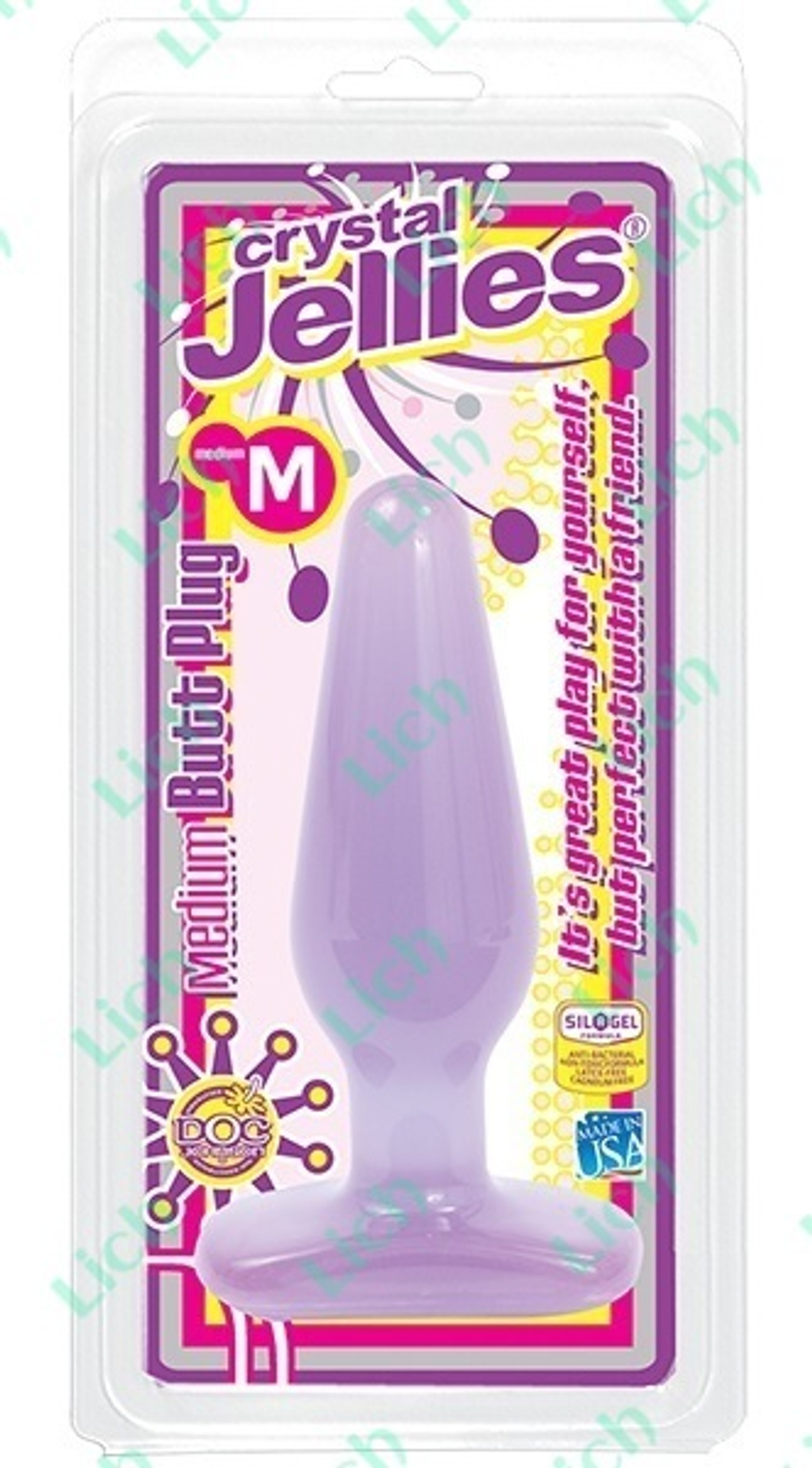 Фиалковая пробка CRYSTAL JELLIES medium