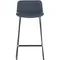 Барный стул Neo Soft 77 см, синий, черные ножки