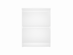 Тумба МАЛЬТА прикроватная 2 ящика 40х54 (белый)