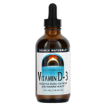 Source Naturals, Витамин D-3, 4 жидкие унции (118,28 мл)