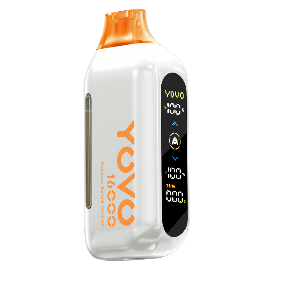 YOVO Ultra Попкорн солёная карамель 16000 затяжек 20мг (2%)