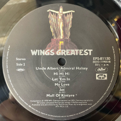 Винтажная виниловая пластинка LP Paul McCartney Wings Greatest Hits Silly Love Songs (Japan 1978) (No Obi)