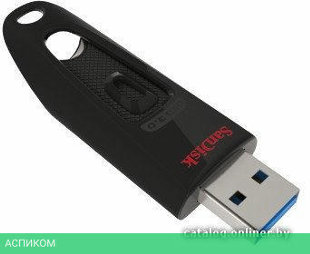 USB Flash-накопитель SanDisk Ultra USB 3.0 64GB Black (SDCZ48-064G-U46)