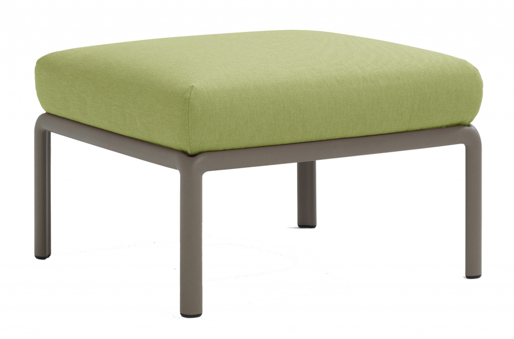 Пуф пластиковый с подушкой Nardi Komodo Pouf, тортора, авокадо