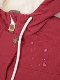 Парка демисезонная на меху "Клюква"