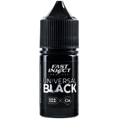 Universal Black Fast inject (КРАСКА Tattoo Ink, GALLERY TATTOO INK)