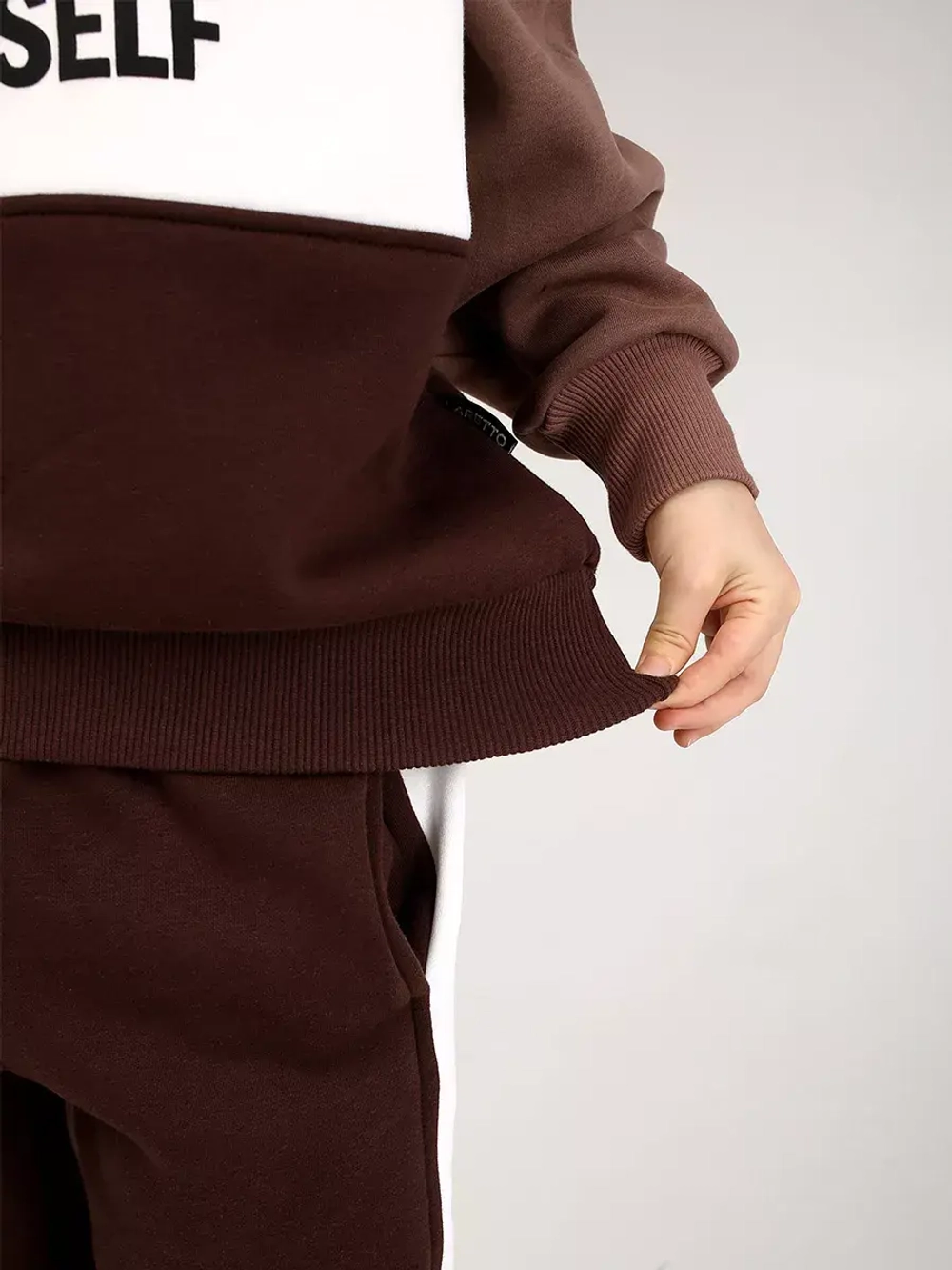 Спортивный костюм детский теплый, оверсайз