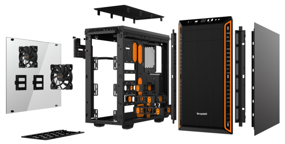Корпус Be Quiet Pure Base 600 Window Black/Orange (BGW20)