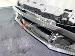 Карбоновая губа переднего бампера для Lamborghini Huracan STO 2021+ Ламборгини Хуракан