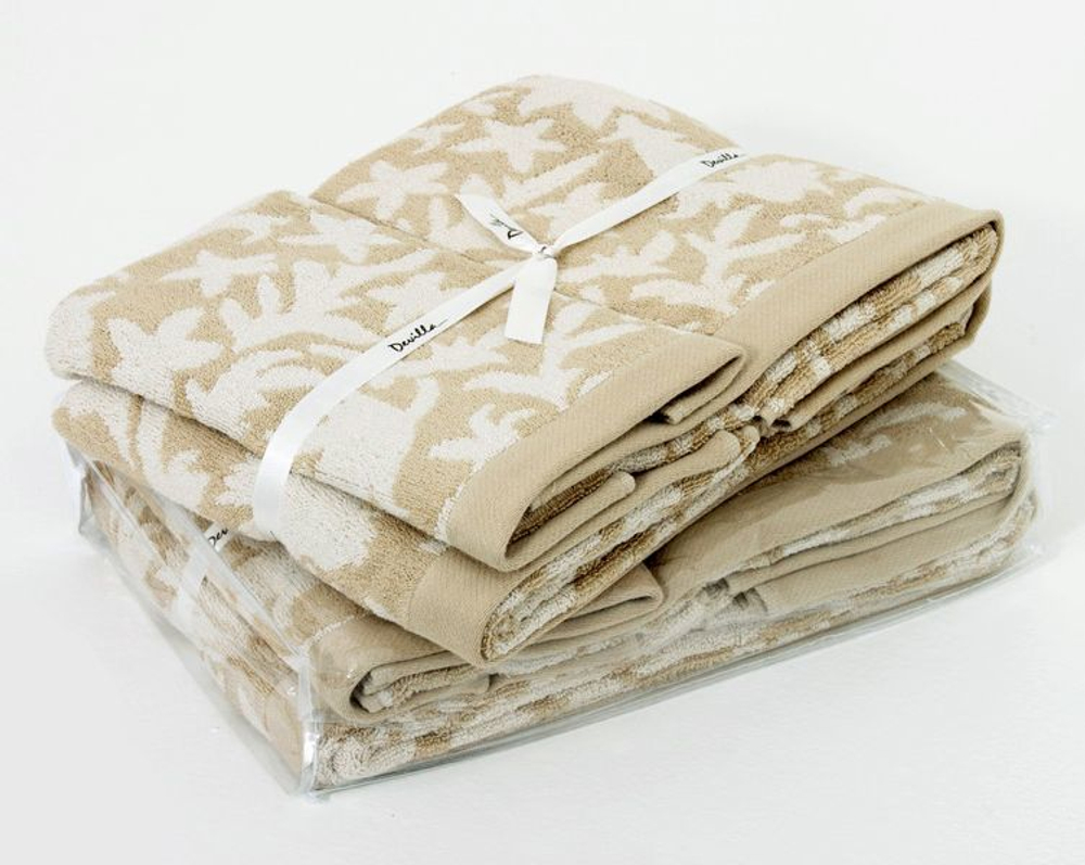 Набор полотенец 3 шт Devilla Vita бежевый