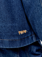 Куртка джинсовая с мраморным эффектом