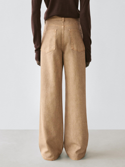 Massimo Dutti Джинсы с широкими штанинами, охра