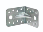 Уголок крепежный 67*67*55*2,3 цинк усиленный Кунгур