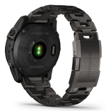 Умные часы Garmin Fenix ​​7X Sapphire Solar Carbon с Титановым ремешком