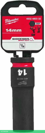 Головка ударная Milwaukee Shockwave 1/2" 14мм (4932480332)