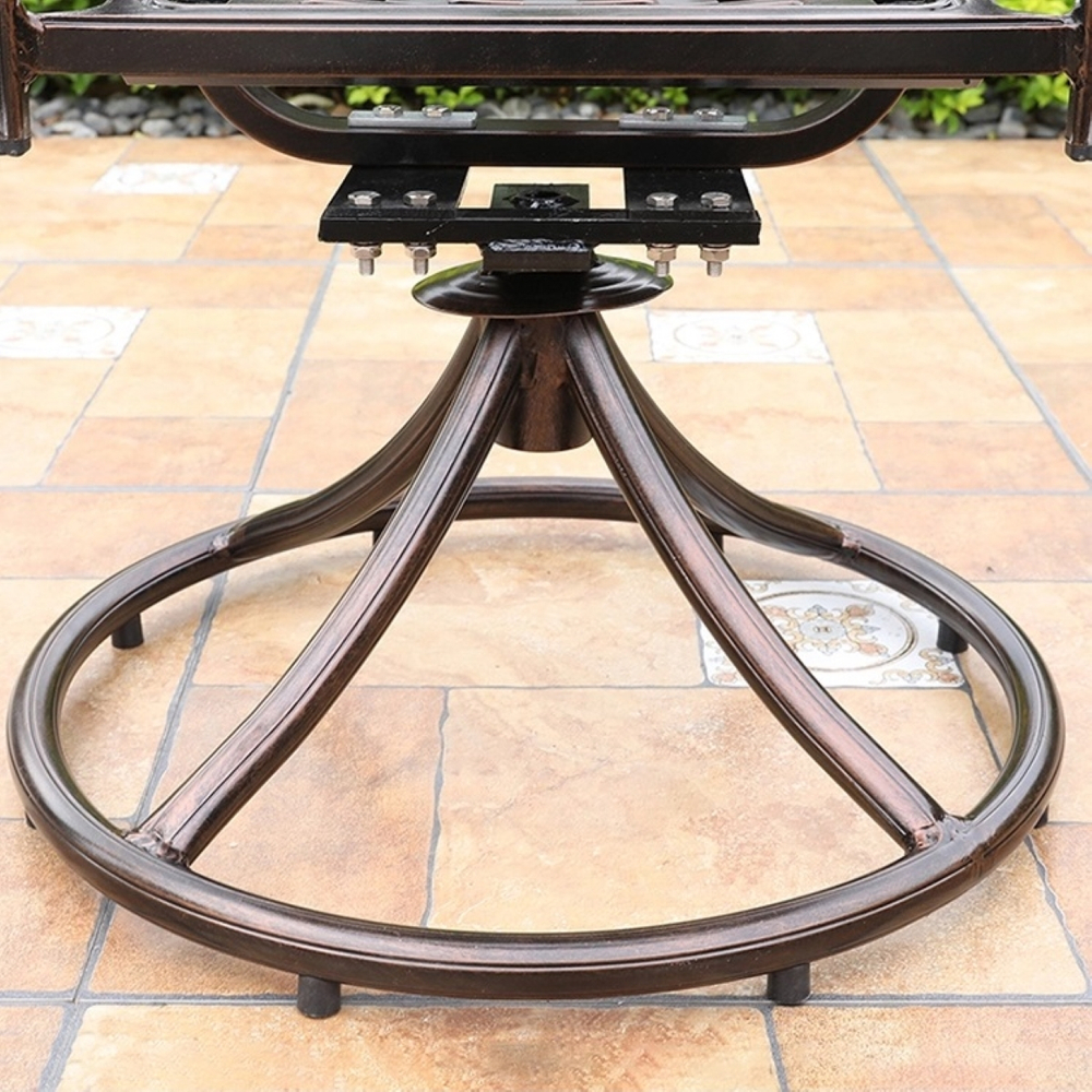 Кресло вращающееся из литого алюминия ГЕРЛЕН «GERLEN»