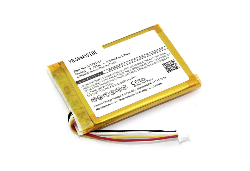 Аккумуляторная батарея для JBL Clip  3.7V  1000mAh  2.22Wh