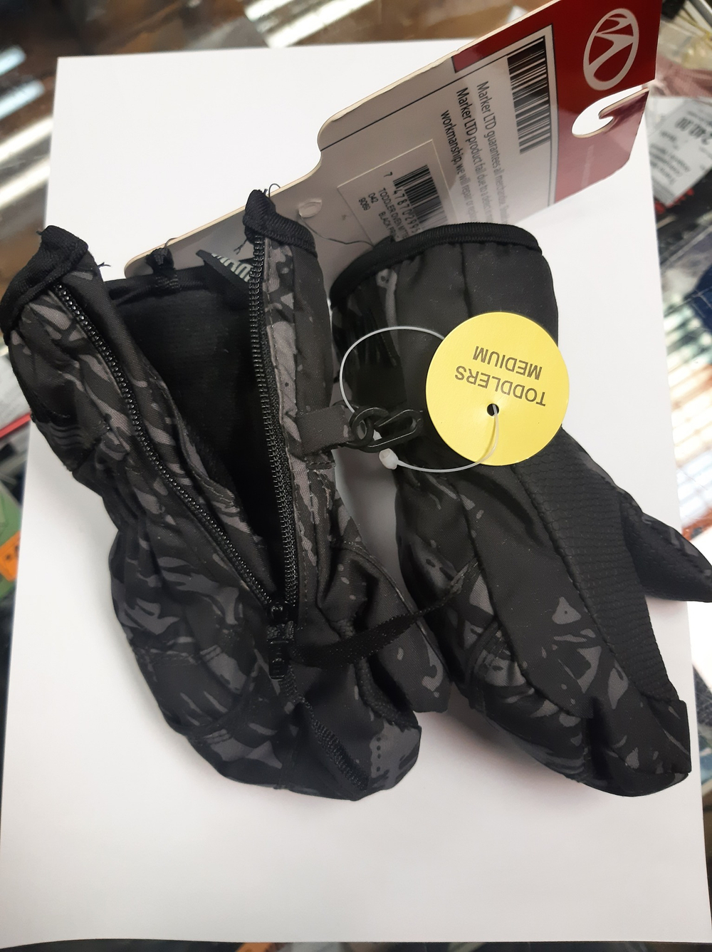 Варежки MARKER Toddler Pre-School Oven Mitten (артикул 9069) Black Print (042)