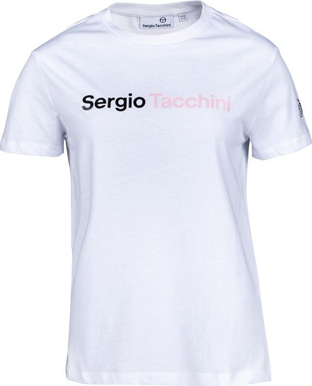Женская теннисная футболка Sergio Tacchini Robin Woman T-shirt - white/pink