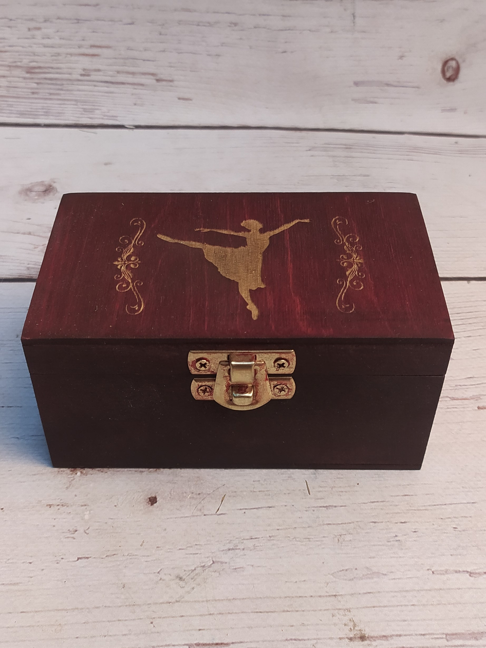 Музыкальная АУДИОшкатулка мини футляр БАЛЕРИНА, 12х7 см с возможностью записи своей мелодии