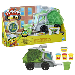 Play-Doh Wheels - Мусоровоз для отходов теста, грузовик для переработки 2-в-1 F5173