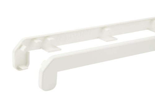 Заглушки торцевые парные 350 мм белые