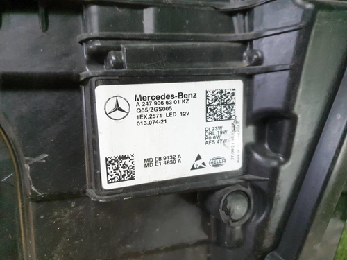 Фара левая Mercedes GLA H247 (2020-2023) LED