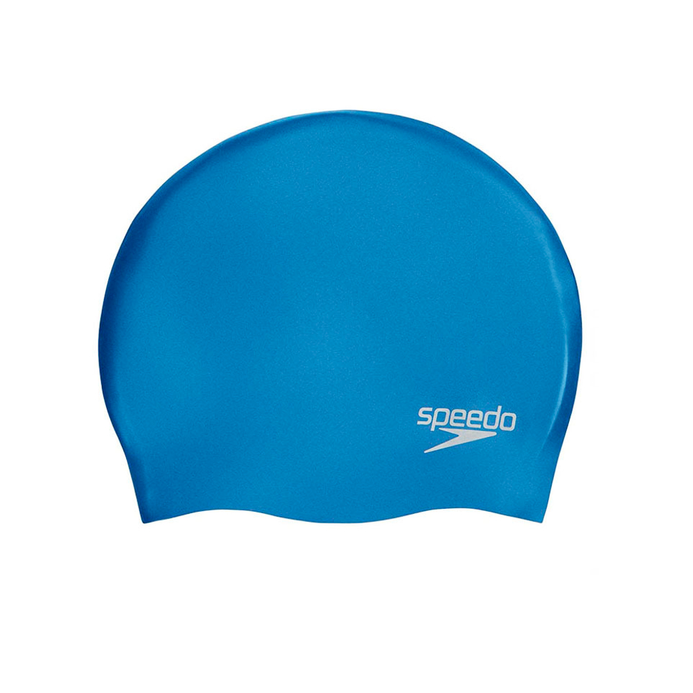 Шапочка для плавания SPEEDO Plain Molded Silicone Cap,8-70984D437, ярко-синий