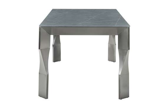 Стол Totem, 180х90 см, серая керамика