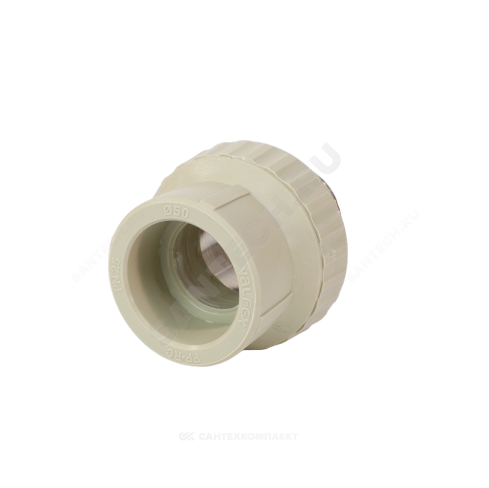 Муфта PP-R комбинированная серая Дн 40х1 1/4" НР под ключ VALFEX 10135040Г