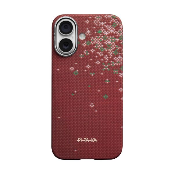 Чехол Pitaka Edge Case для iPhone 17, Рассветный красный | Daybreak Red