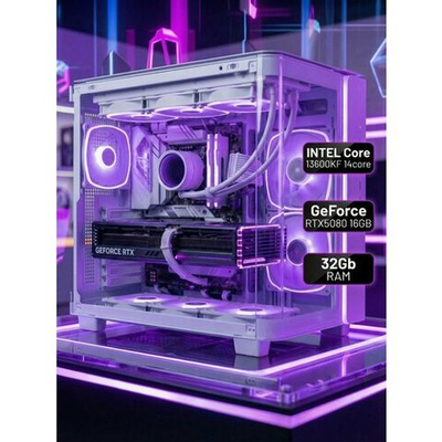 Мощный игровой компьютер (системный блок) Core i9-13600KF 14 ядер/RTX5080 /32GB DDR4/1000Gb SSD/850W/Win 11 PRO