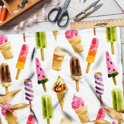 Ткань барби мороженное