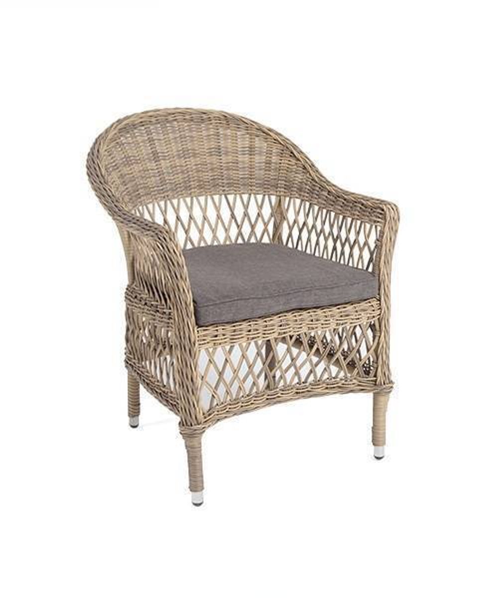 "Сицилия" плетеный стул из искусственного ротанга, цвет соломенный