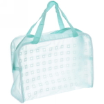 Косметичка «Improvisation», квадратики, цвет мятный 16*24*9