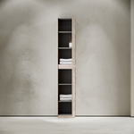 Шкаф-пенал напольный Sancos Libra Floor, дуб галифакс натуральный 350х300х1870 мм