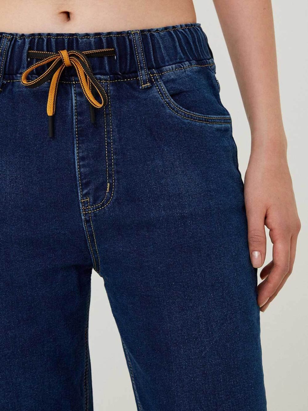 Джинсы на резинке больших размеров