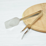 Щипцы вилка 22см нерж