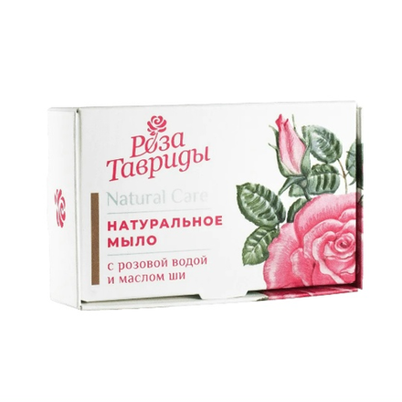 Натуральное мыло с розовой водой и маслом ши, 95гр, ТМ РОЗА ТАВРИДЫ