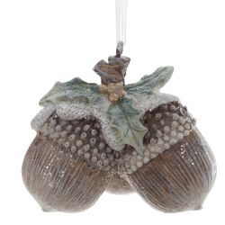 GAEM Фигурка декоративная подвесная "Шишки/Орехи", L6 W3,5 H7 см, 2в.